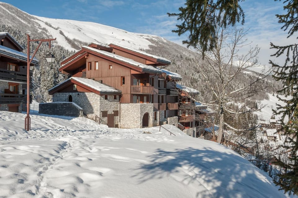 Winter, Skiing, Mountain view