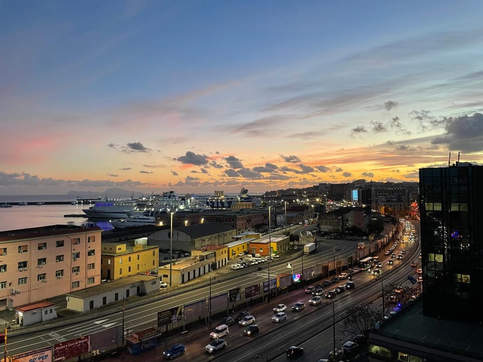 Neighbourhood, Bird's eye view, City view, Street view, Location, Sunset