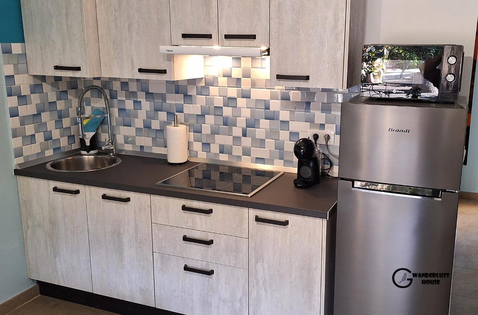 Coffee/tea facilities, Kitchen or kitchenette, dishwasher, stove