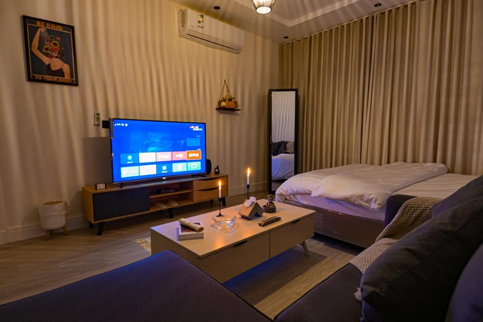 استديو فندقي وأنيق بمدخل ذاتي بجانب البوليفارد Apartment in Riyadh