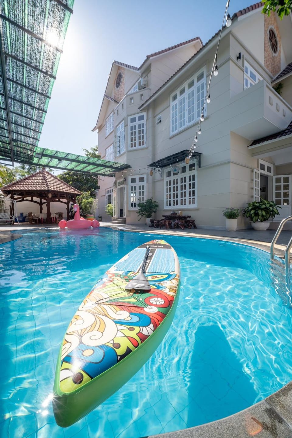Property building, Pool view, Swimming pool