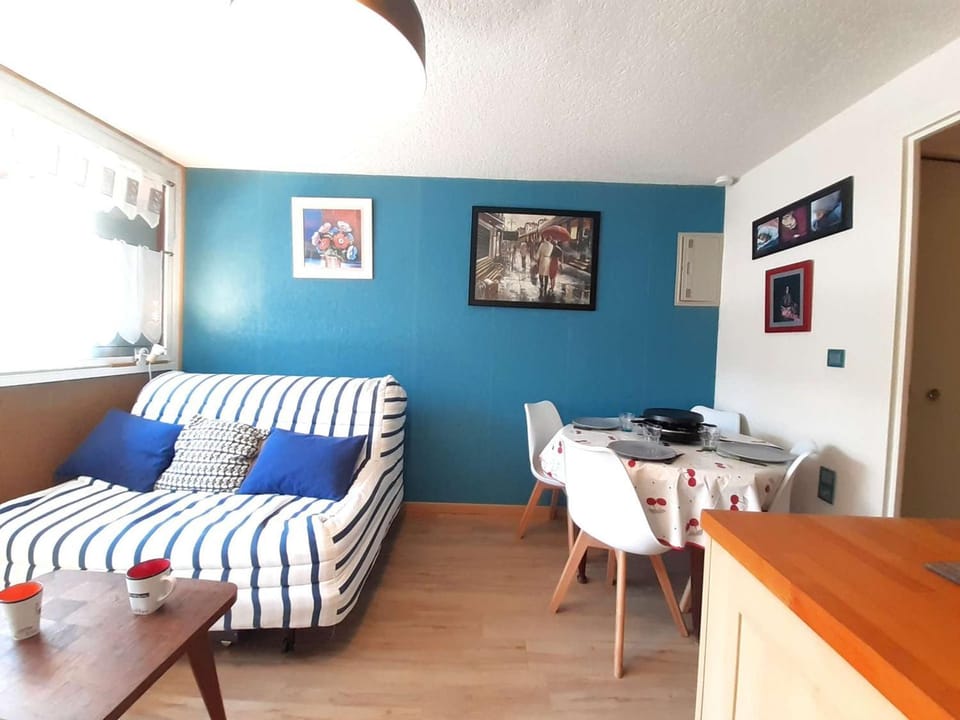 Studio cosy 4 pers, balcon, ascenseur, garage, Saint-Lary-Soulan Apartment in Saint-Lary-Soulan