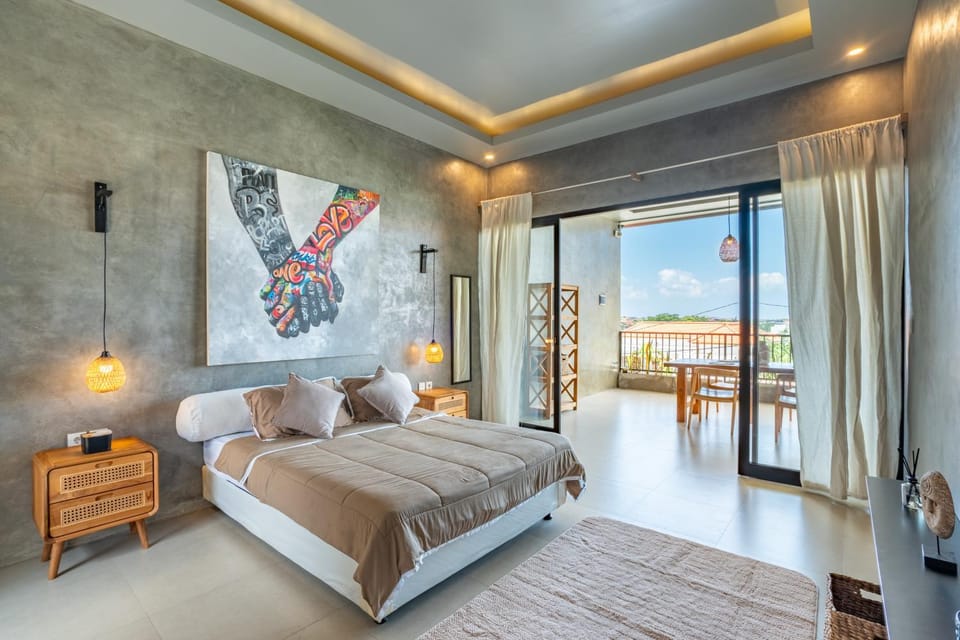 Bed, Balcony/Terrace, Bedroom