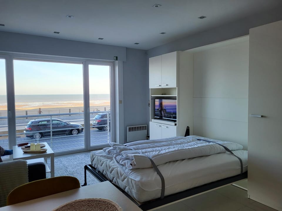Bed, Photo of the whole room, Sea view