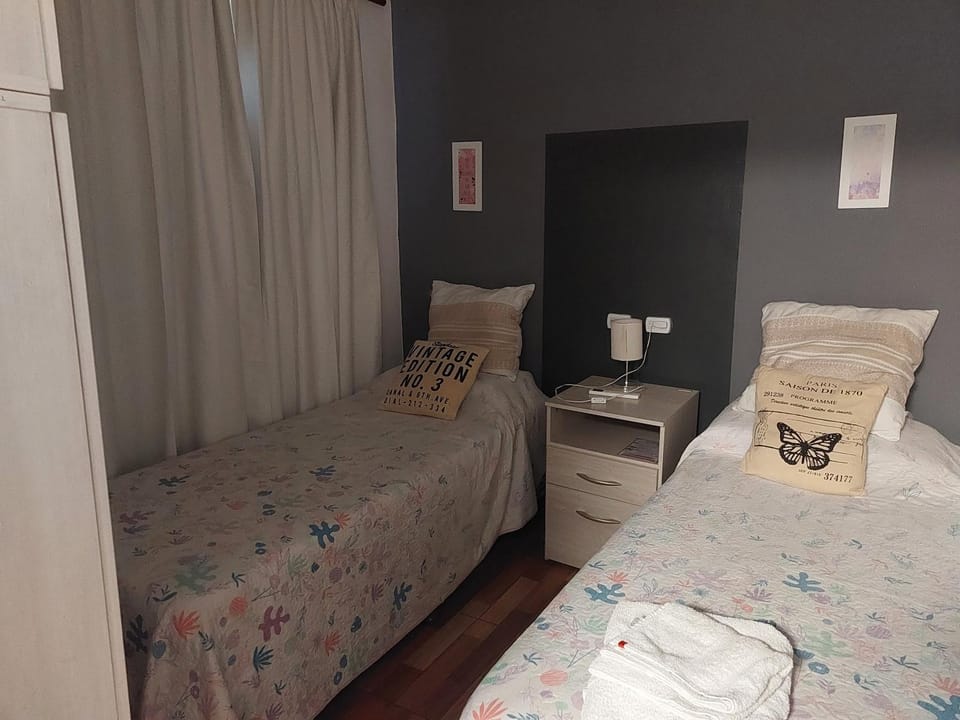 Bed, Photo of the whole room, Bedroom, towels, wardrobe