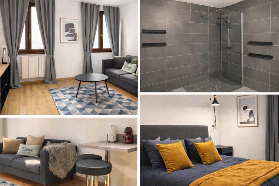 Élégant F2 luxueux proche Suisse Apartment in Bourgogne-Franche-Comté