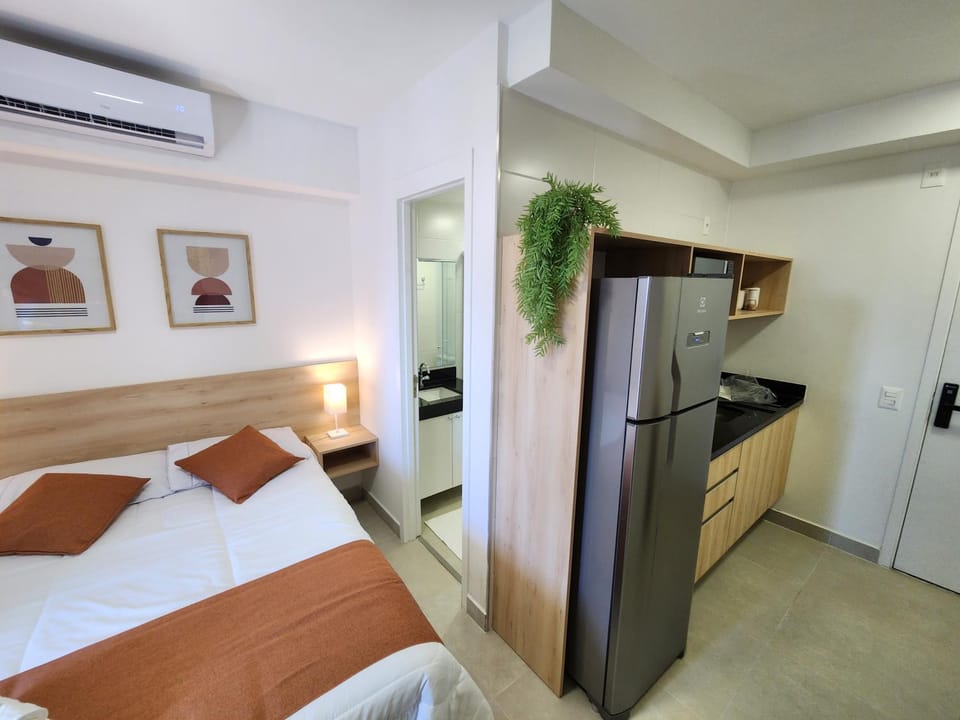 Studio Charmoso e Totalmente Equipado na Vila Madalena - A 20 Passos do Metrô Apartment in Sao Paulo City