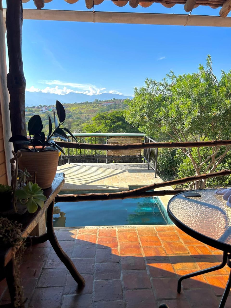 Day, Natural landscape, View (from property/room), Balcony/Terrace, Mountain view