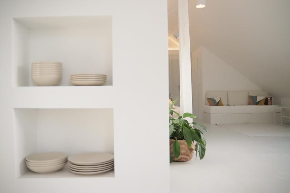 Living room, kitchen