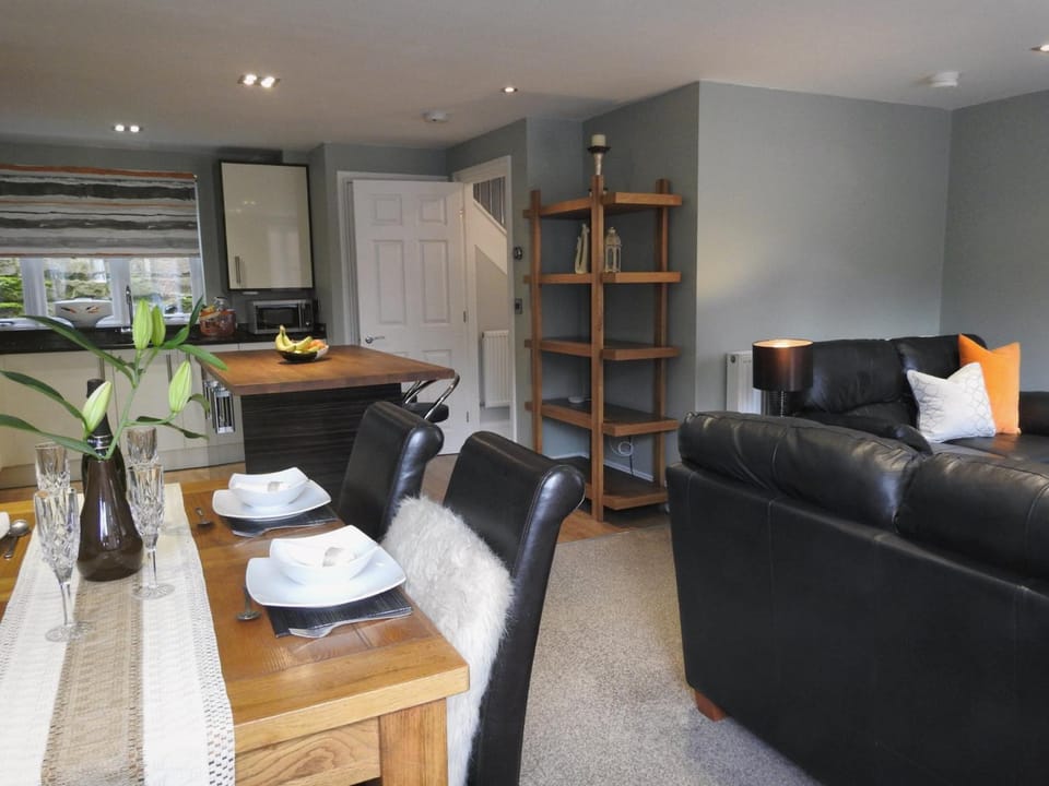 Kitchen or kitchenette, Living room, Dining area