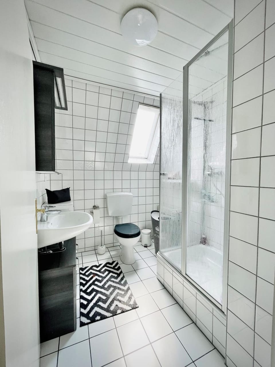 Shower, Toilet, Bathroom, towels