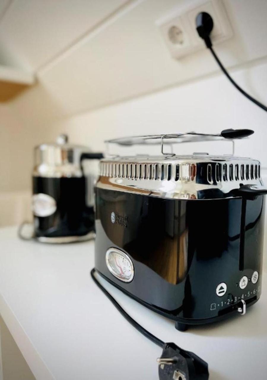 Kitchen or kitchenette, toaster