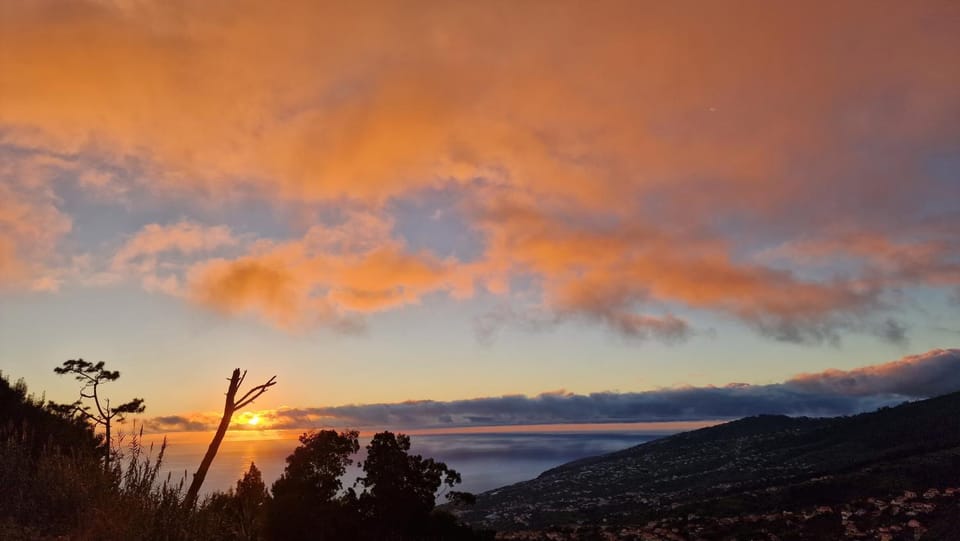 Natural landscape, Mountain view, Sea view, Sunset
