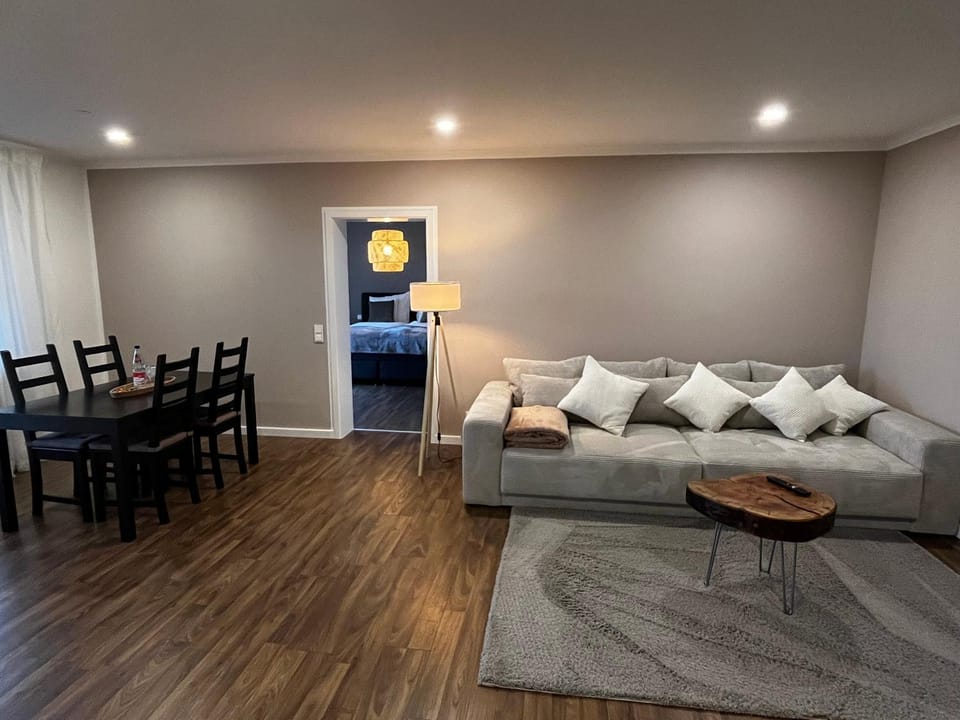Living room, Seating area, Dining area