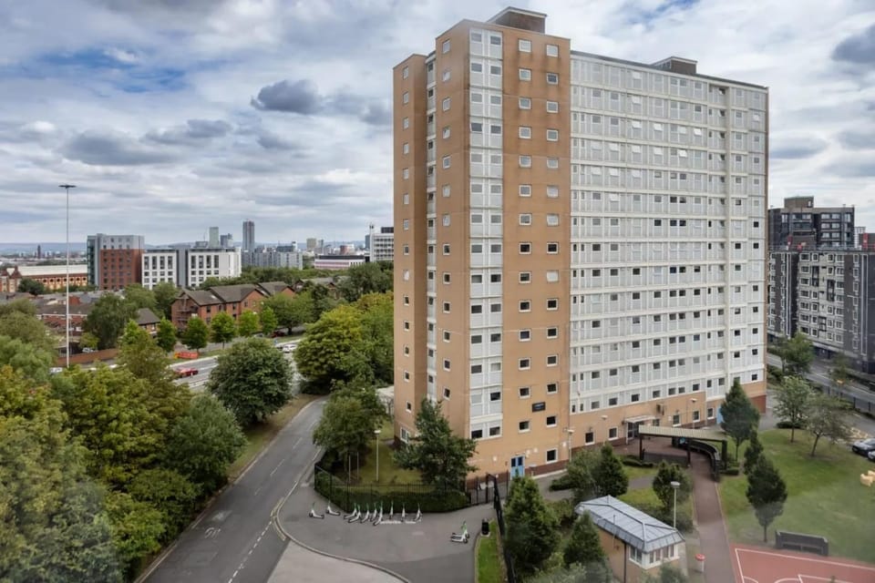 John Lester and Eddie Colman Courts in Salford Apartment in Salford