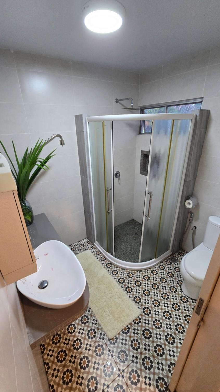 Shower, Toilet, Bathroom, towels