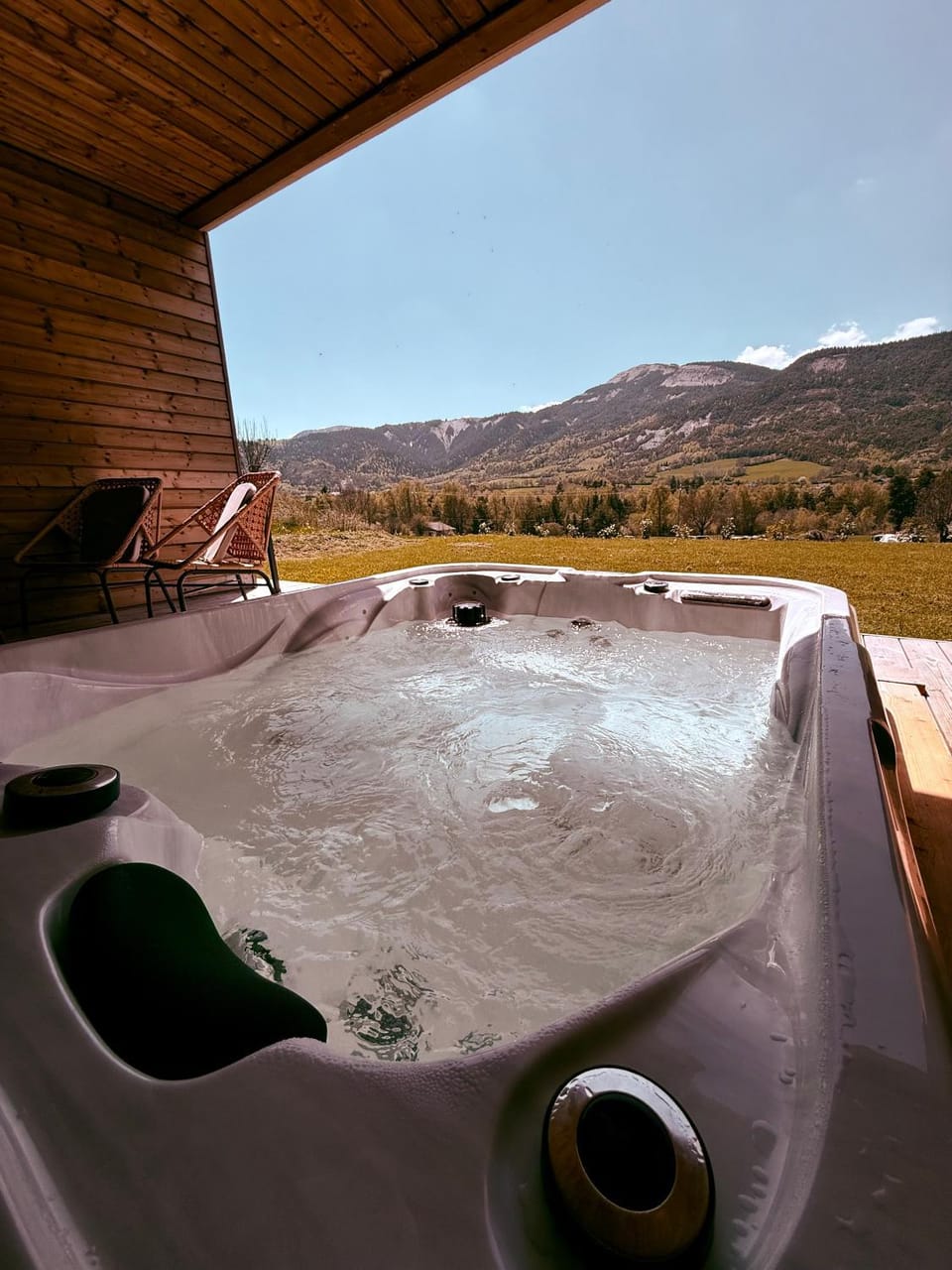 Natural landscape, Hot Tub, Balcony/Terrace, Spa and wellness centre/facilities, Mountain view