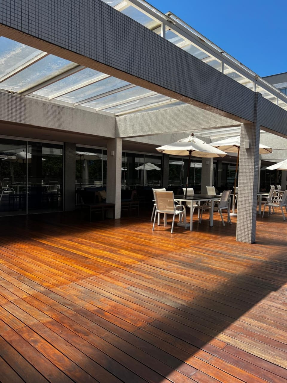 Patio, Pool view