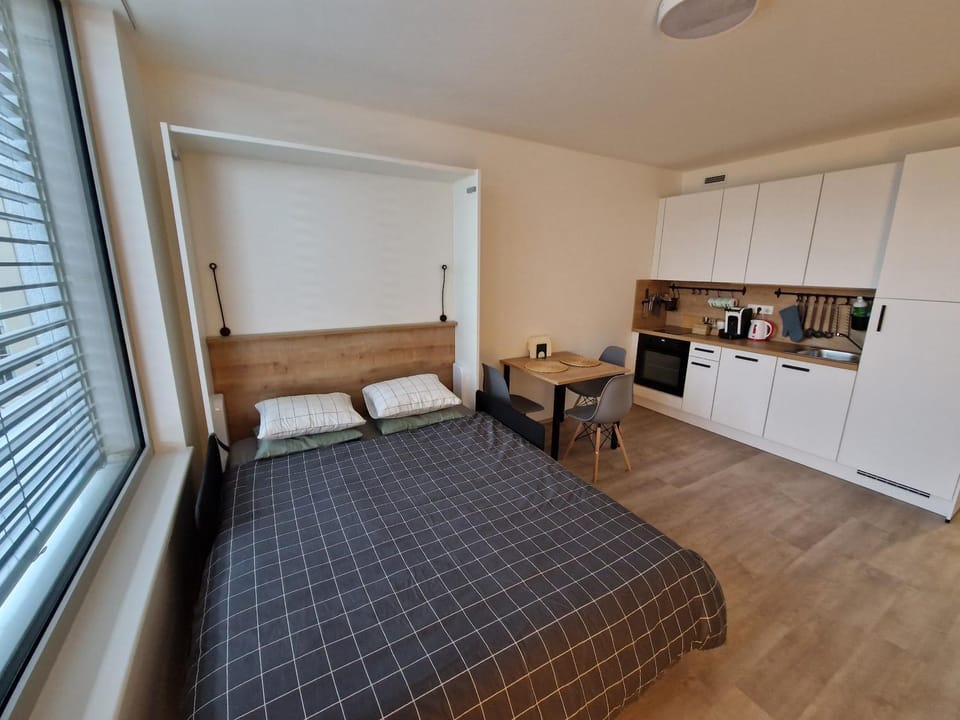 Bed, Living room, Bedroom, kitchen