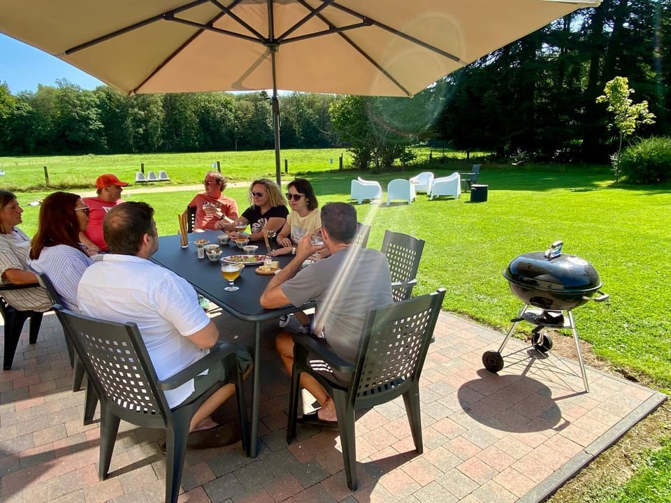 BBQ facilities, Balcony/Terrace, Balcony/Terrace, Garden view, group of guests