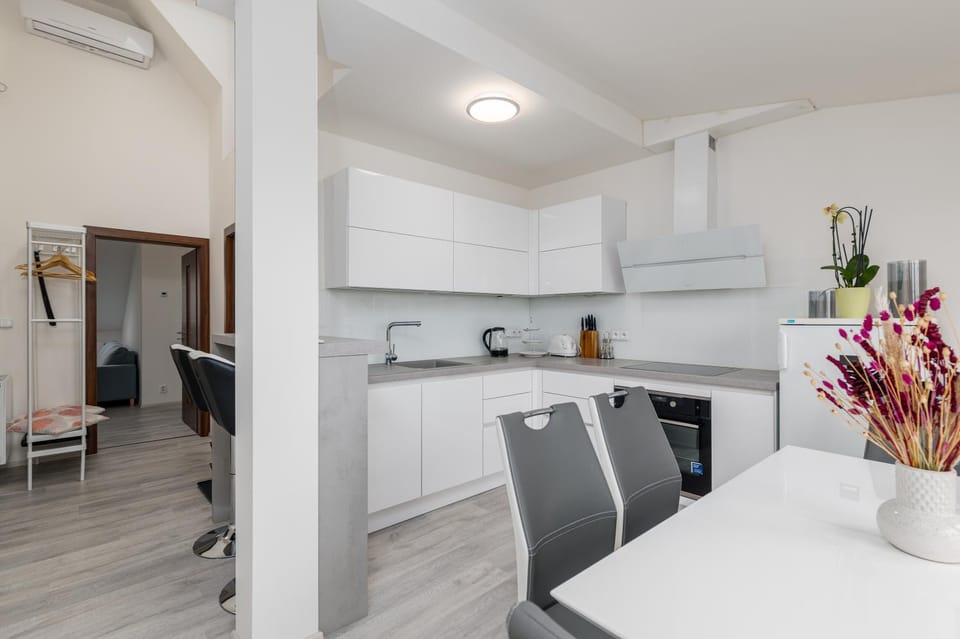 Kitchen or kitchenette, dishwasher, stove, kitchen