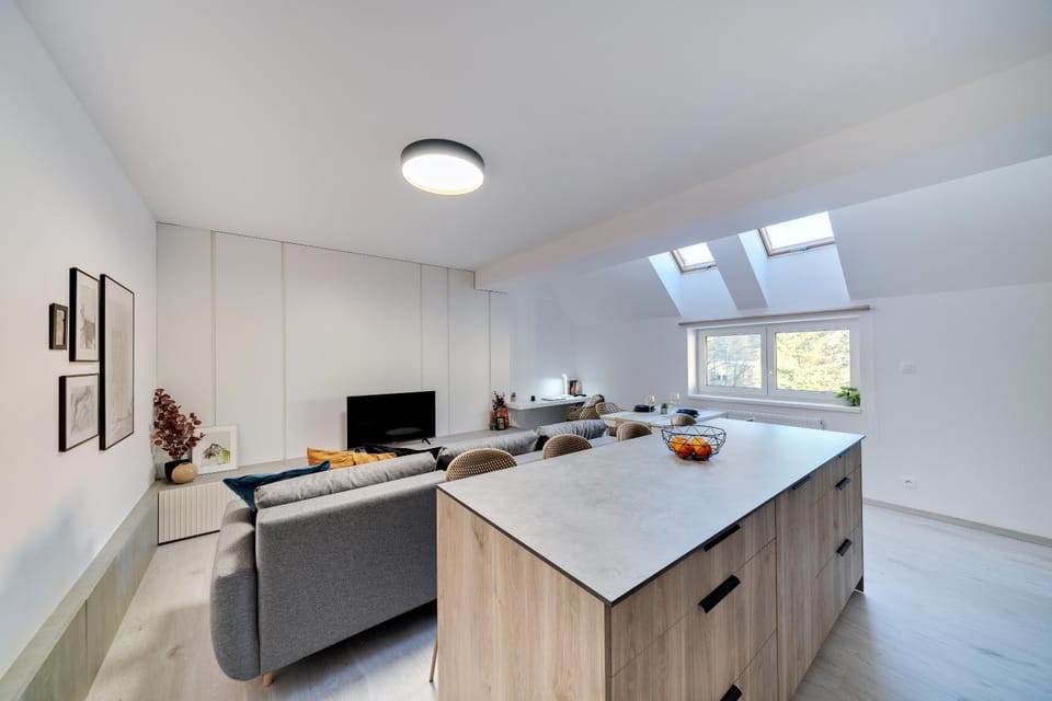 Kitchen or kitchenette, Living room