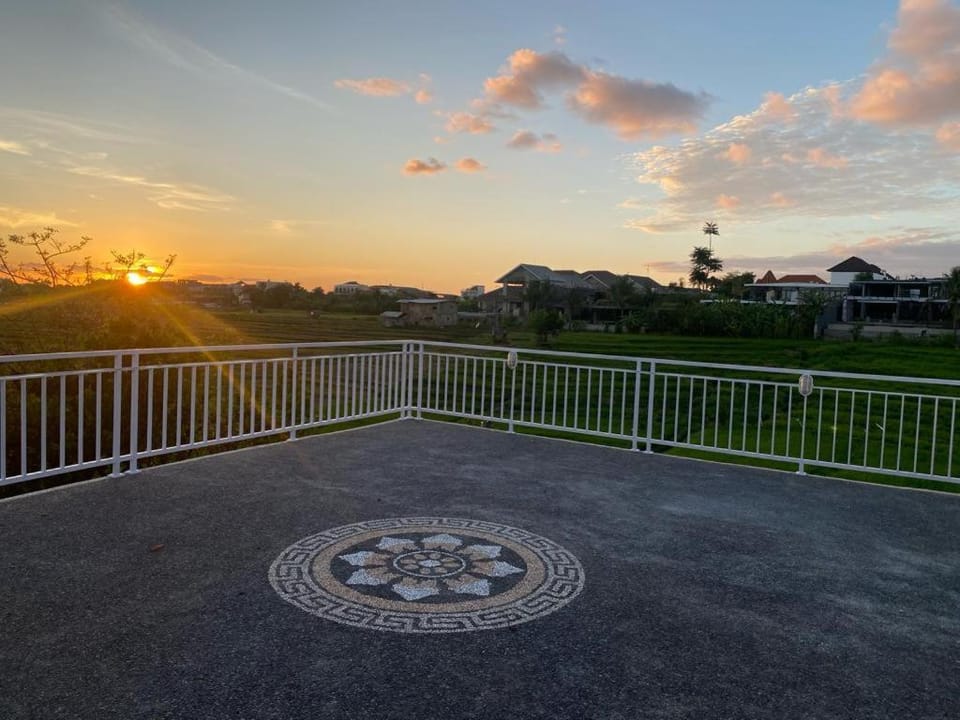 Property building, Sunset