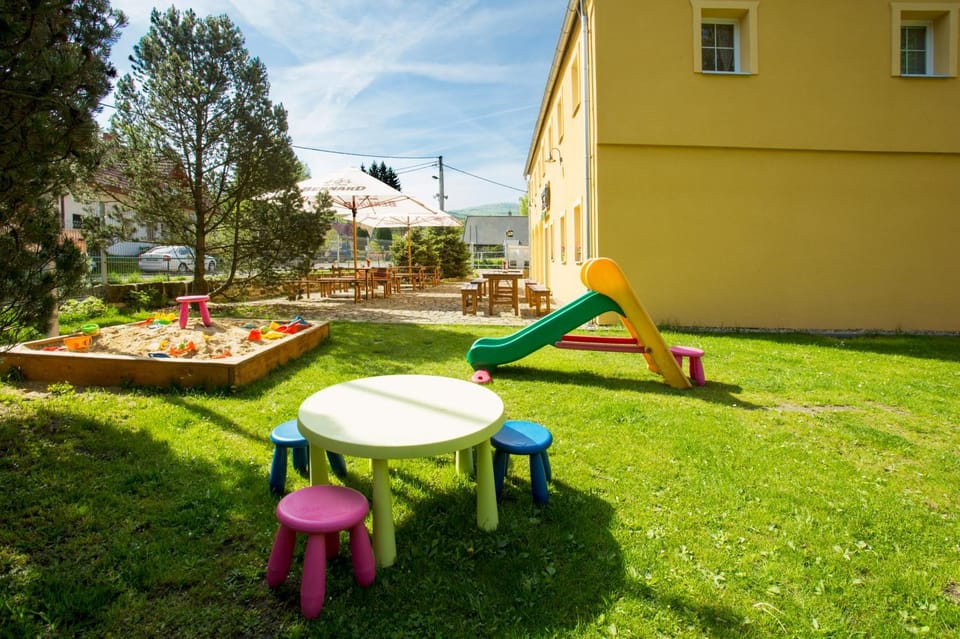 Spring, Children play ground, Garden