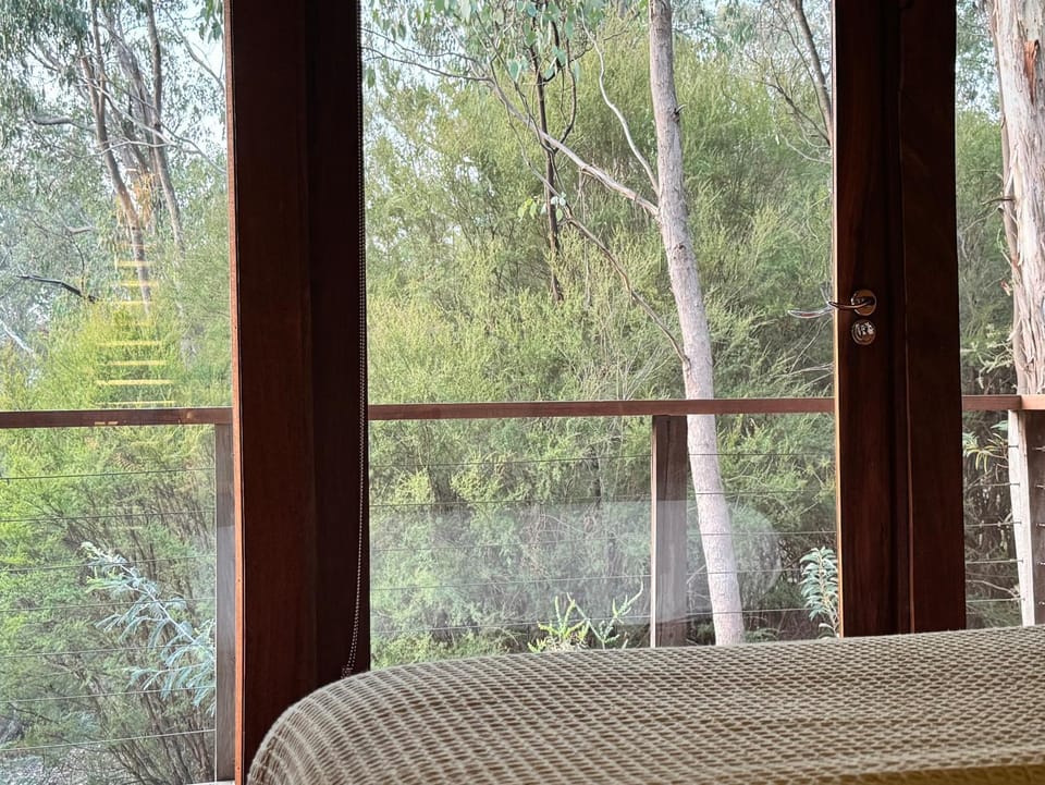 Bed, Natural landscape, Bedroom