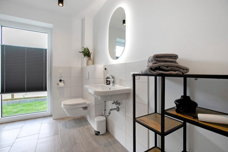 Bathroom, Living room