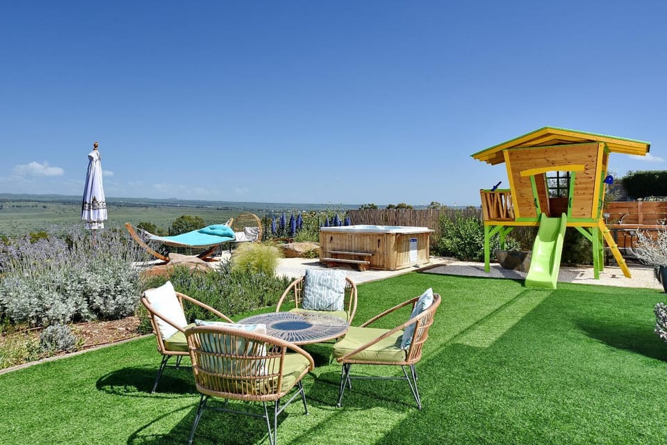 Natural landscape, Children play ground, Garden, Garden view, sunbed