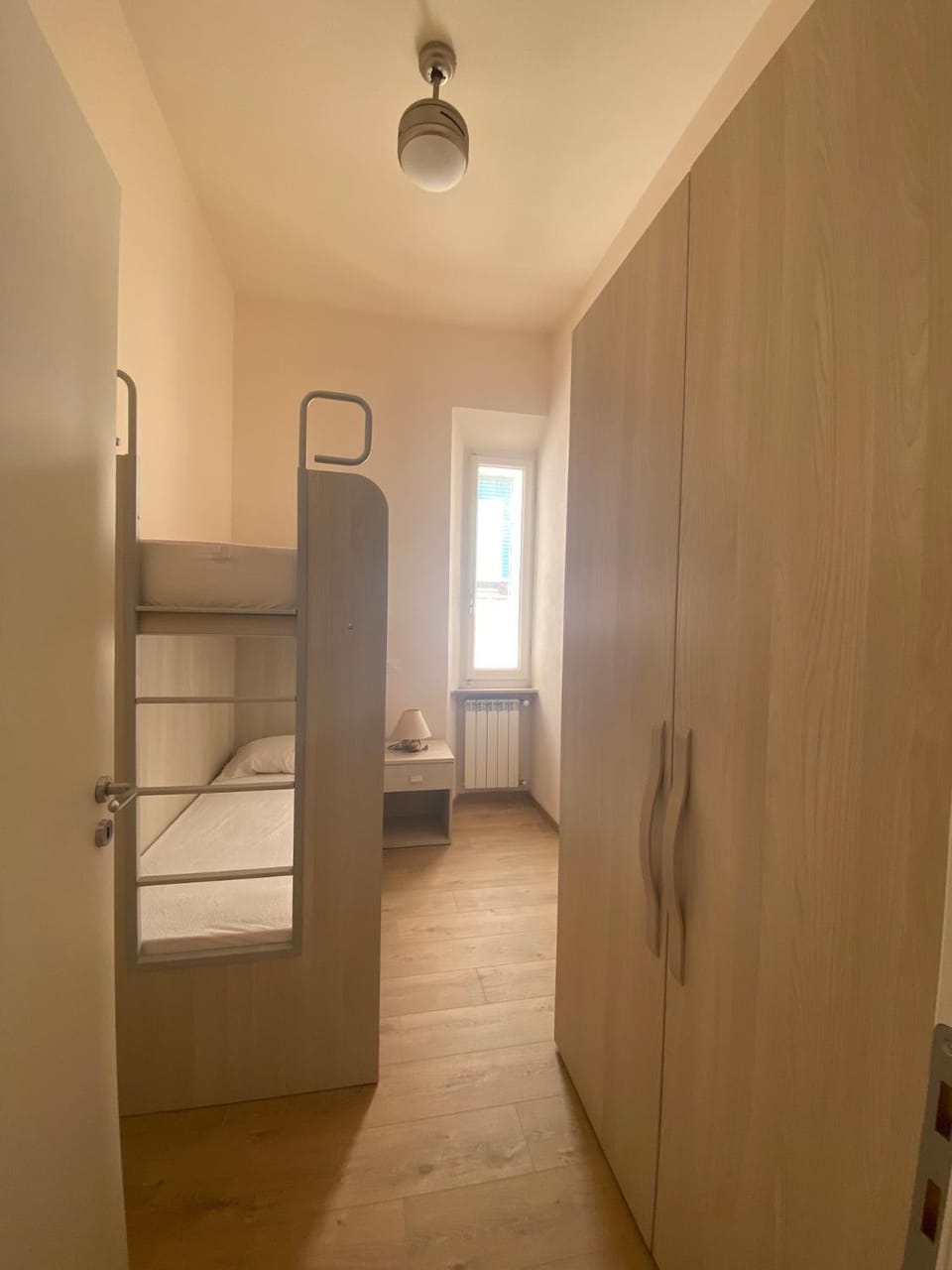 Bed, Photo of the whole room, Bedroom, bunk bed, wardrobe