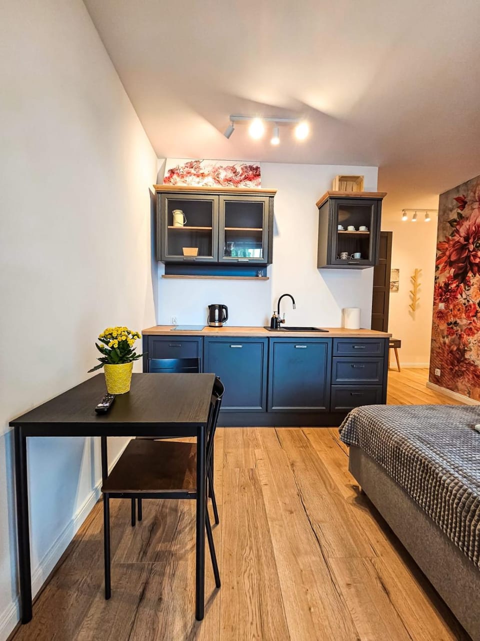 Kitchen or kitchenette, Living room, Dining area, minibar, pet friendly