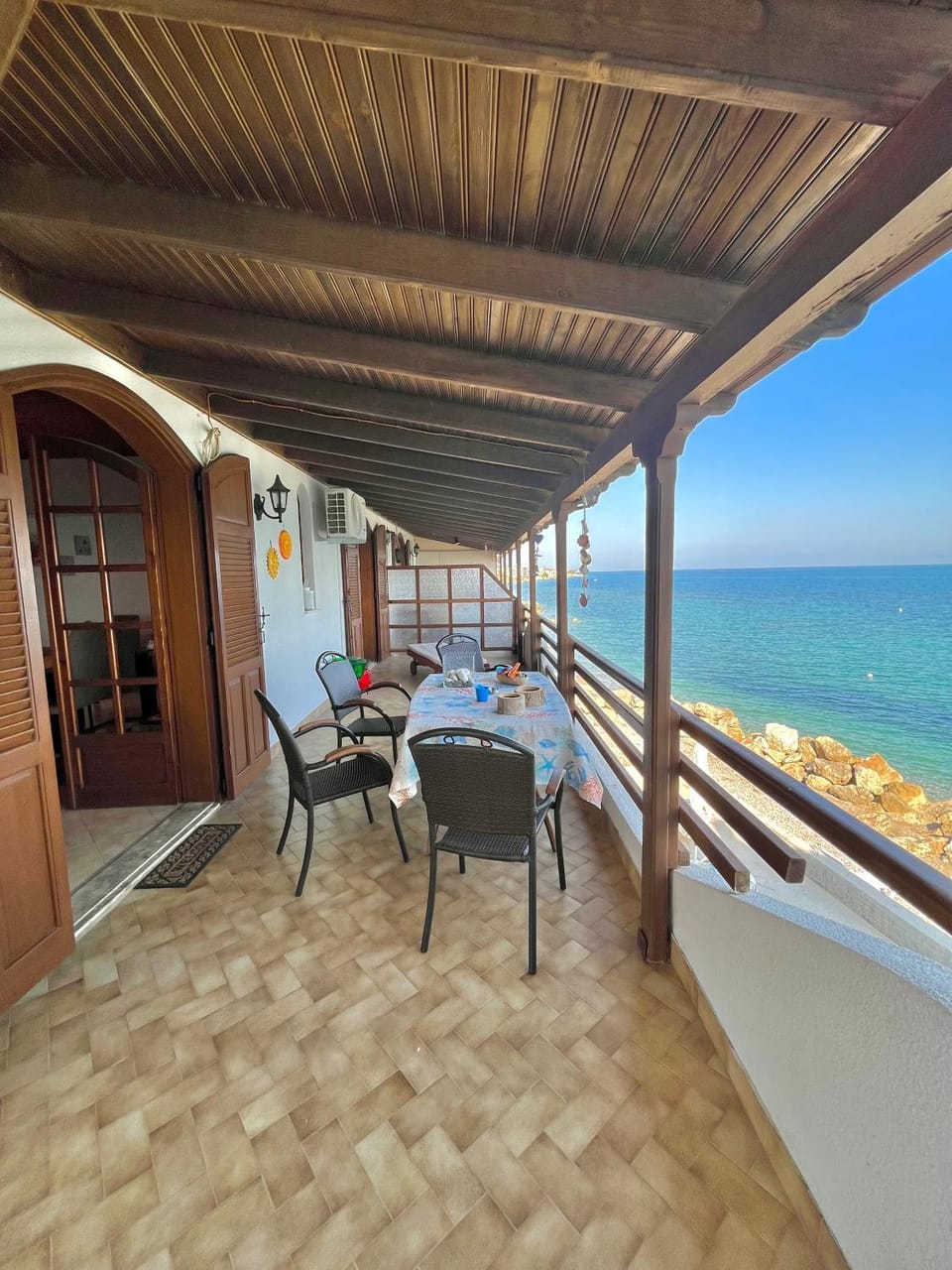Day, Natural landscape, View (from property/room), Balcony/Terrace, Balcony/Terrace, Beach, Sea view