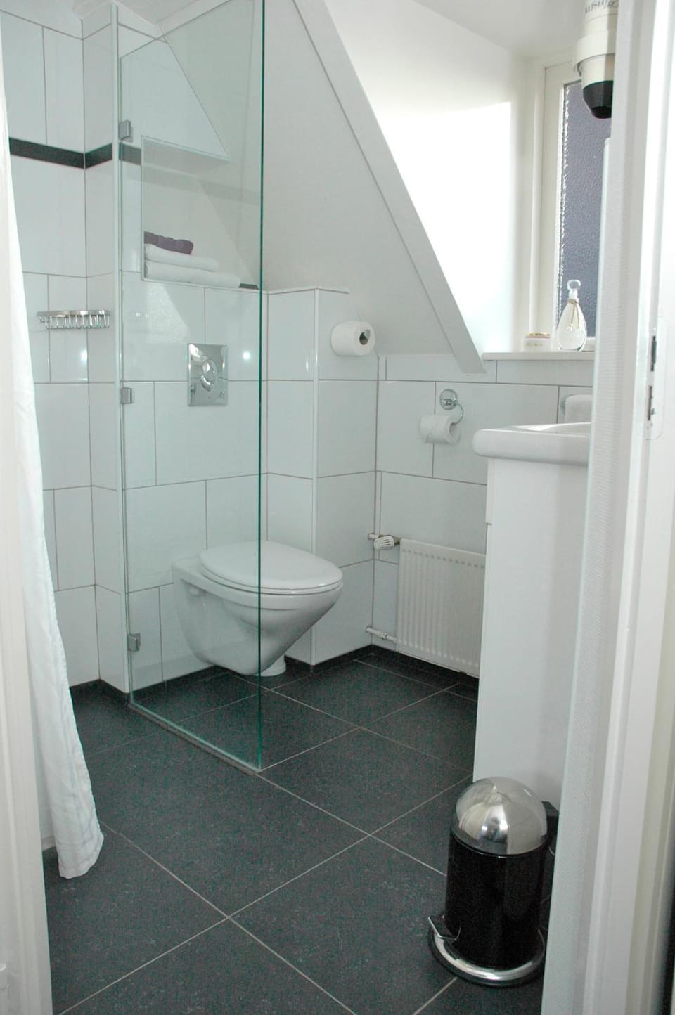 Shower, Toilet, Day, Bathroom