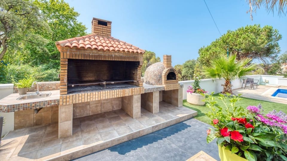 Property building, Living room, Swimming pool
