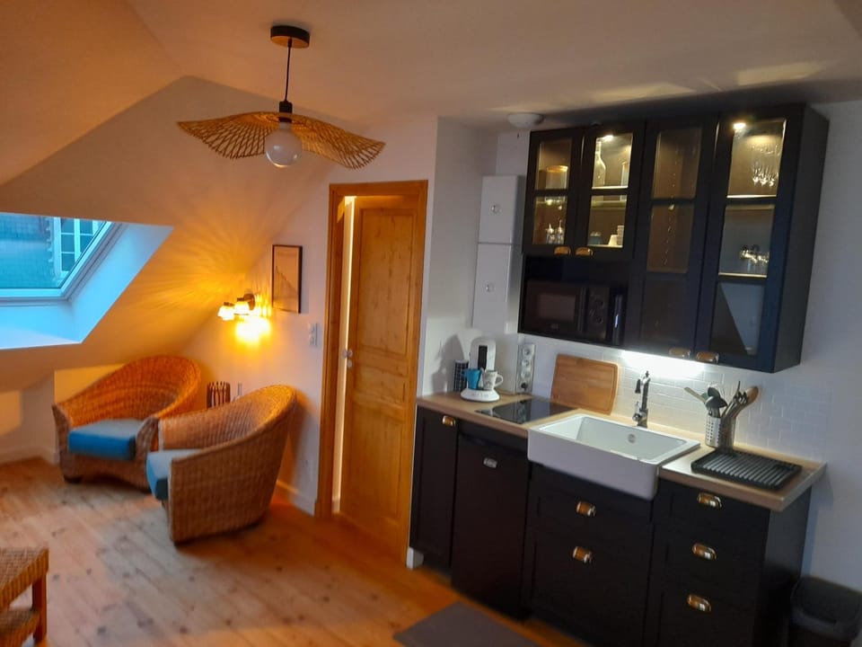 "Le JUGUILI" 46m2 en front de Mer - 4 personnes - animaux OK - Entièrement rénové - Haut de gamme - wifi Apartment in Normandy