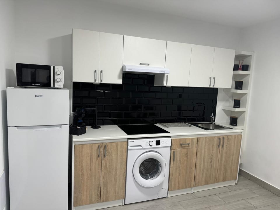 Coffee/tea facilities, Kitchen or kitchenette, minibar, stove, toaster, washing machine