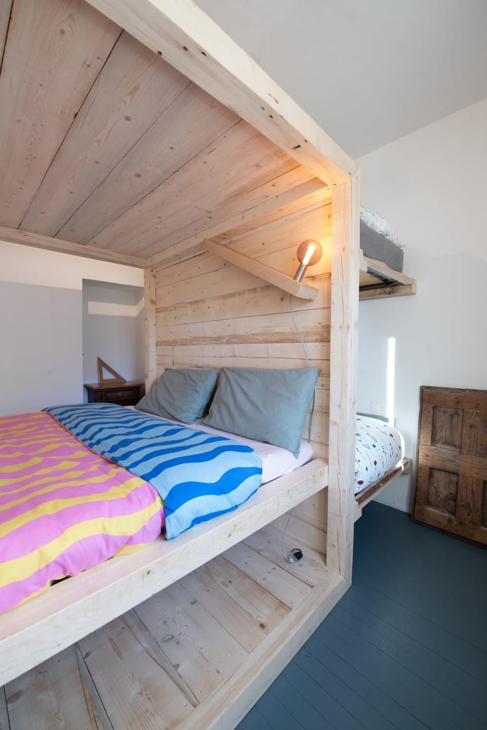 Bed, Photo of the whole room, Bedroom, bunk bed