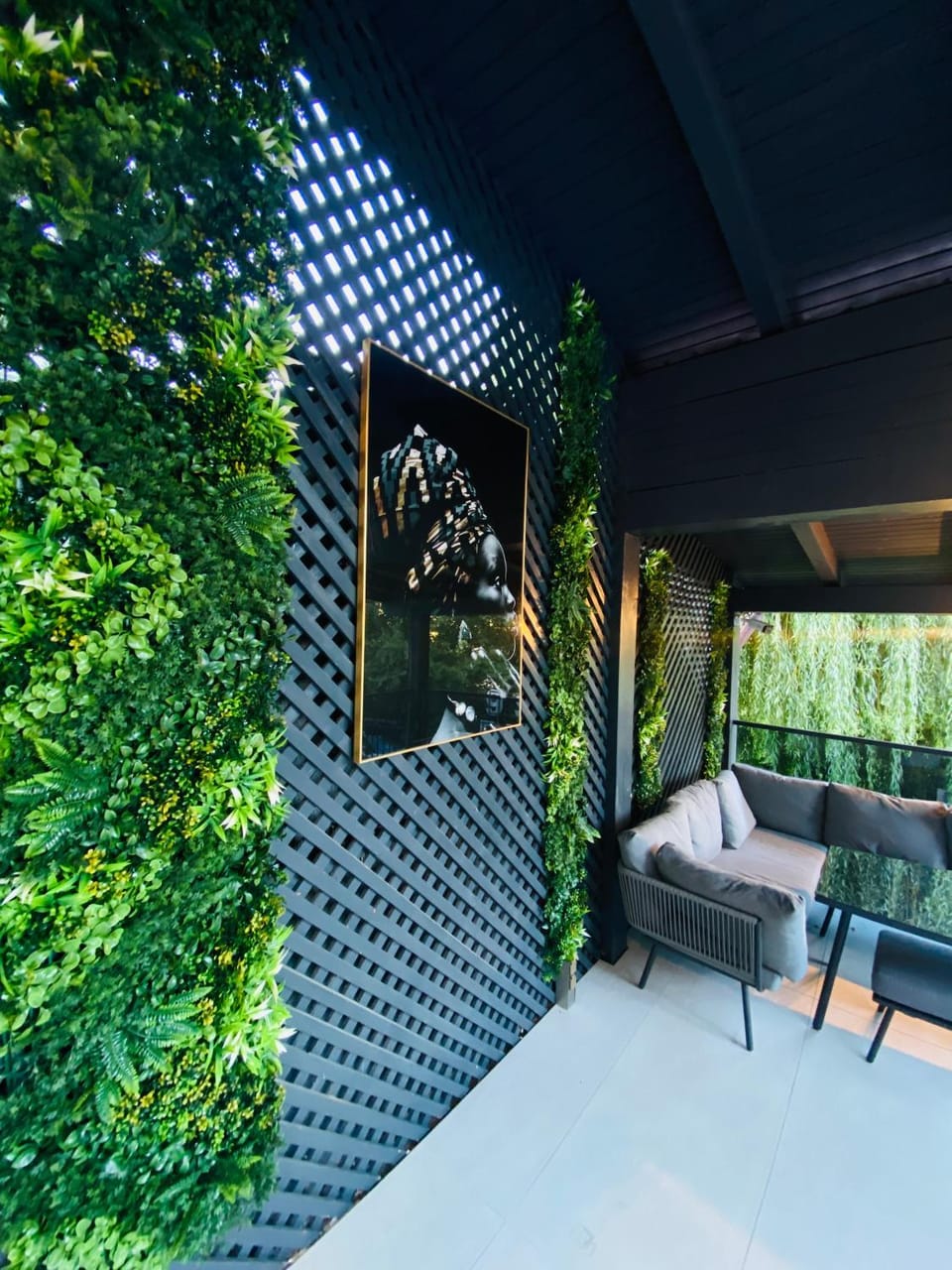 Patio, Spring, Day, Garden, View (from property/room), Balcony/Terrace, Seating area, Garden view