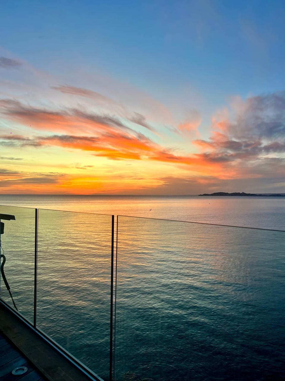 Natural landscape, Sea view, Sunset