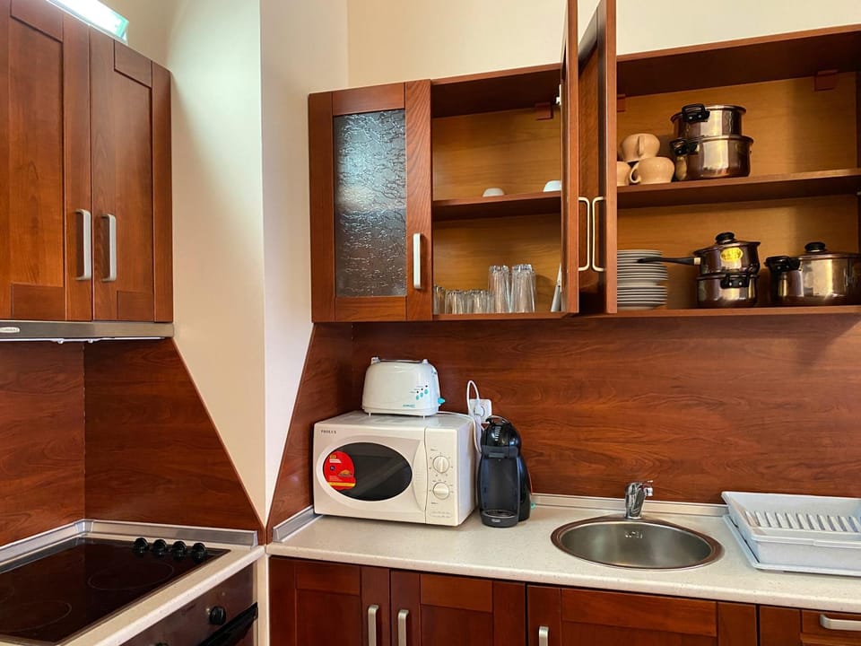 Coffee/tea facilities, Kitchen or kitchenette, minibar, pet friendly, stove