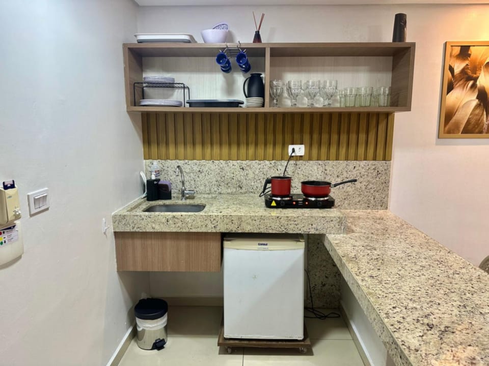 Kitchen or kitchenette, oven, stove