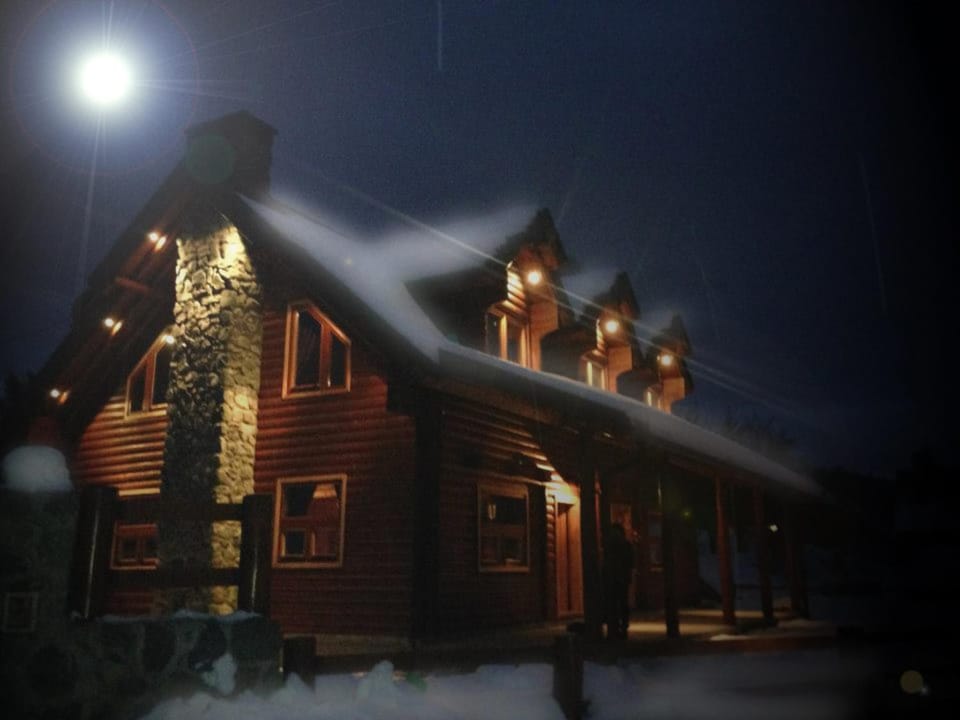 Property building, Off site, Night, Winter