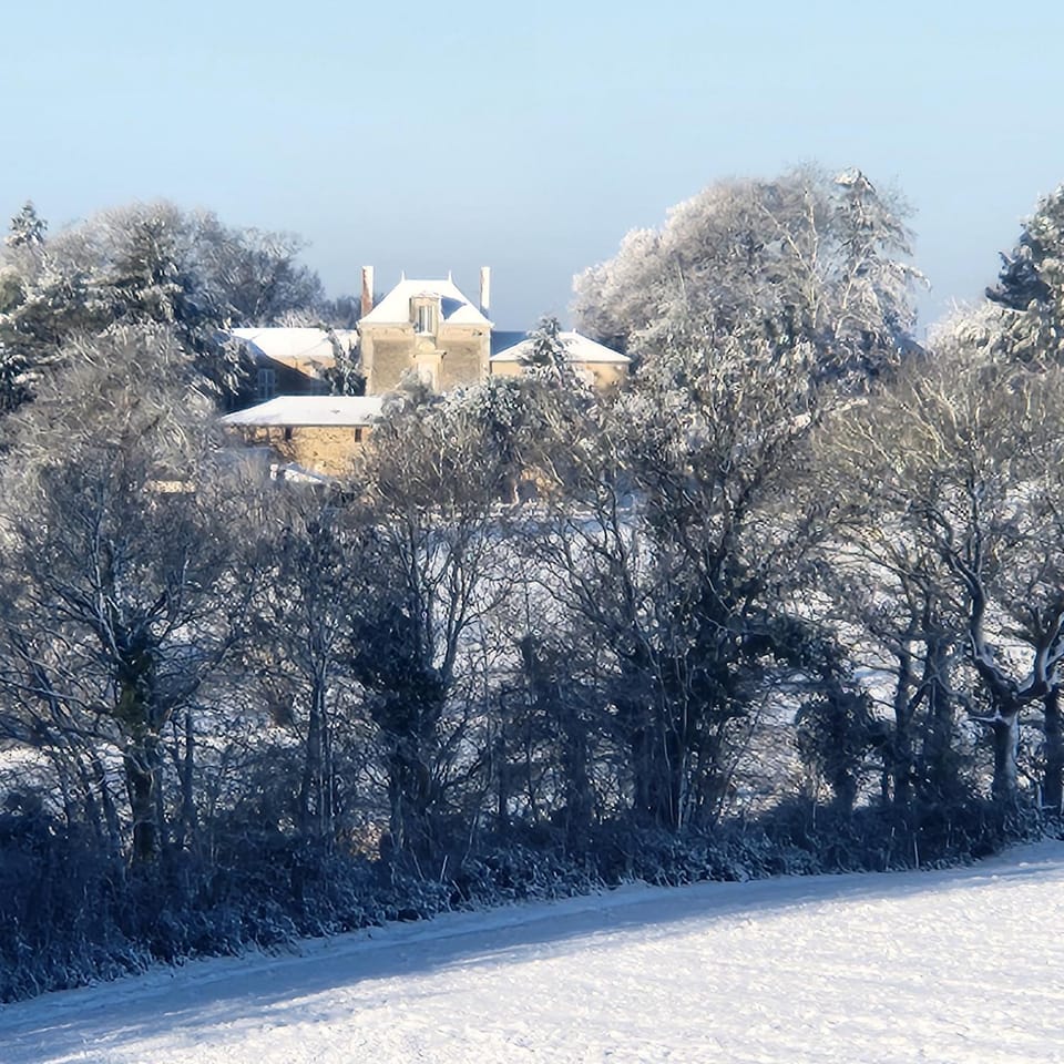 Property building, Day, Natural landscape, Winter, Landmark view