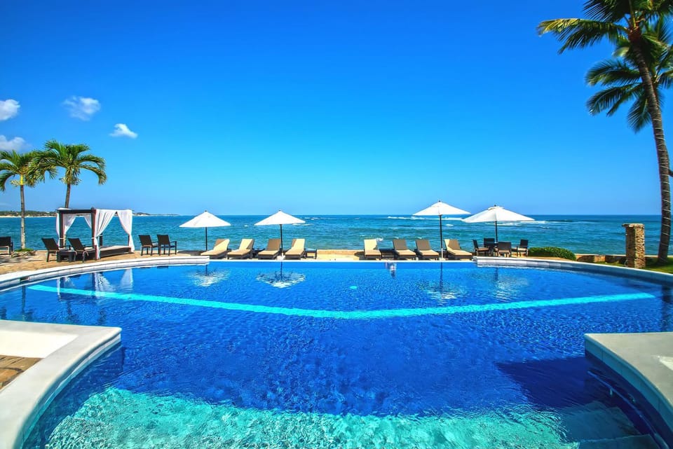 Natural landscape, Pool view, Sea view, Swimming pool