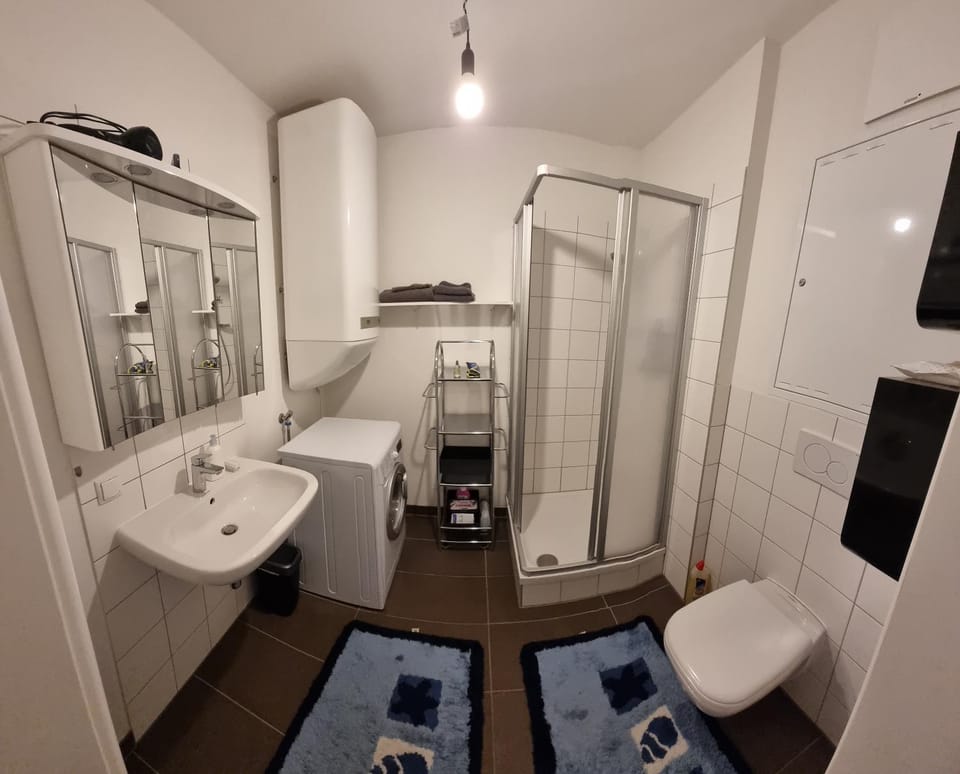 Shower, Toilet, Bathroom, towels