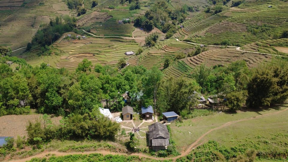 Day, Natural landscape, Bird's eye view, Mountain view