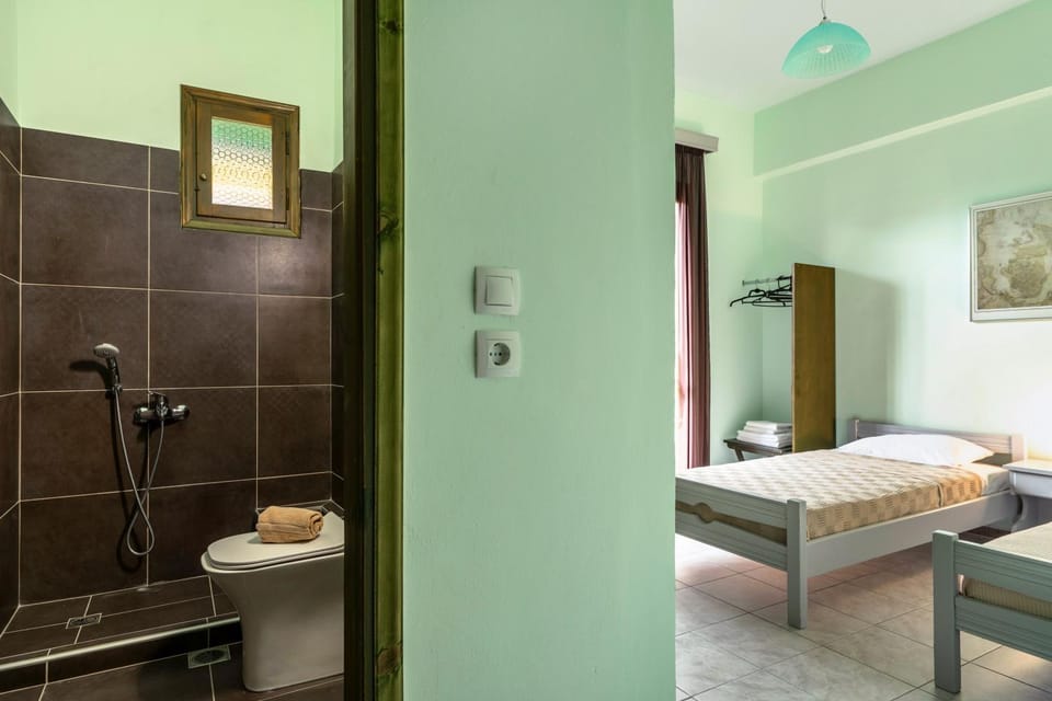 Bathroom, Living room