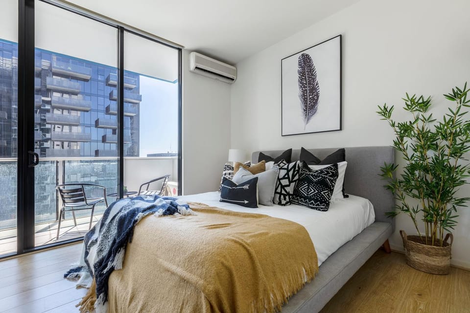 Bed, View (from property/room), Balcony/Terrace, Bedroom